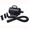 HOMCOM PawHut Secador de Pelo para Perros 2800W Soplador de Agua para Mascotas con Temperatura y Velocidad del Viento Ajustable 3 Boquillas Tubo Flexible 2,5 m y Asa Portátil 40x16x20 cm Negro
