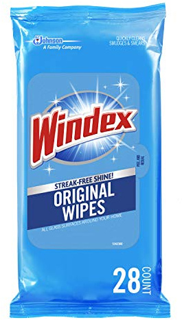 Windex Glass and Multi-Surface Cleaning Wipes, 28 Count