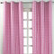 Homescapes blickdichter Ösenvorhang, pink-weiß Karierter Dekoschal mit traditionellem Karo-Muster im 2er Pack, Breite 137 x Länge 228 cm, Vorhang-Paar aus 100% Baumwolle, Gingham, rosa