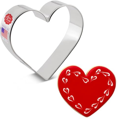 Heart Cookie Cutter 8.5 cm Mother's Day Heart Made in USA by Ann Clark