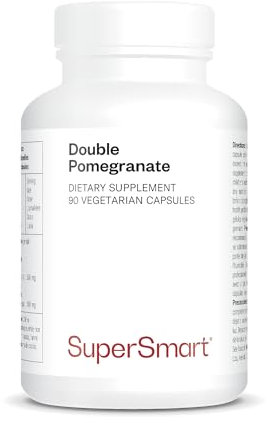 Doppio Melograno - Antiossidante - Aiuta a combattere lo stress ossidativo - Estratto di melograno standardizzato al 40% di Punicalagine e al 90% di acido ellagico - Vegano - Senza glutine