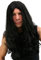 WIG ME UP - LM-155-P103 Perücke: Black Metal Headbanger Matte Mähne Rocker