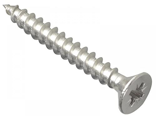 Forgefix POZI540S - Tornillo Pozidriv multipropósito (acero inoxidable)