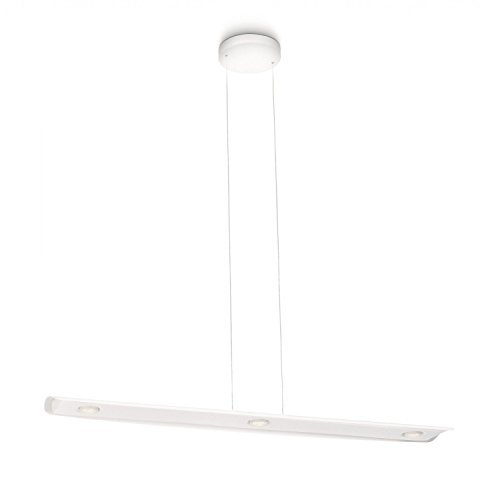 Philips Ledino LED-Pendelleuchte Avance 3-flammig dimmbar 6 W, weiß 378653116