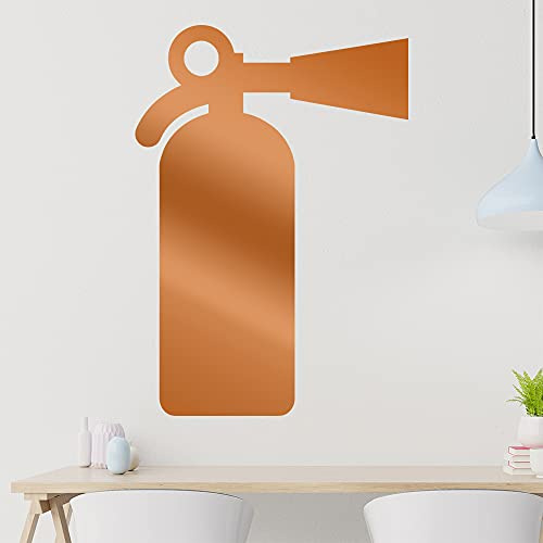 Extincteur Sticker mural Sticker mural Wall Stickers – 6 Tailles, 92_kupfer, 60 x 42 cm