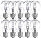 NCC-Licht 10 x Eco Halogen Leuchtmittel Birnenform A55 42W E27 warmweiß, dimmbar, Ersatz für Glühbirne 55W