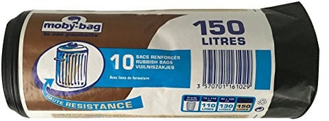 dart france Pack de 10 Sacs Poubelles 150 L