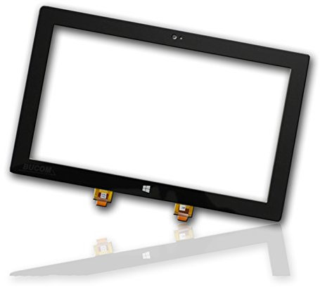 Display Glass for Microsoft Surface RT Surface Tablet Black Touch Screen Digitizer Front Panel