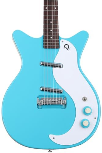 Danelectro '59M NOS+ - Guitarra eléctrica, color azul