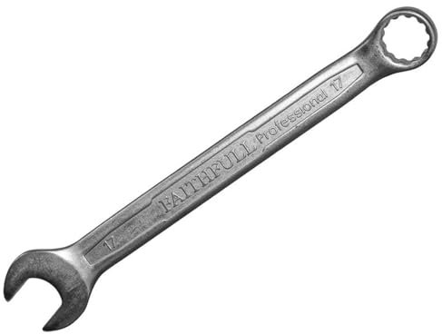 Faithfull SPAC38 Combination Spanner CV Satin Finish 38mm