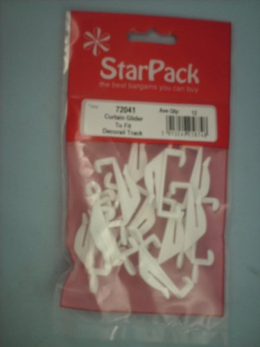 New Curtain Glides to Fit Decorail Track 72041