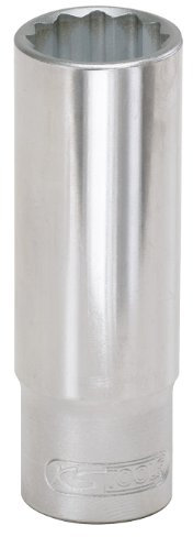 KS Tools 917.1267 1/2 Llave de vaso de 12 cantos, larga, 17 mm