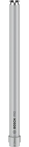 Bosch 1x PRO Multi Material Diamanttrockenbohrkronen für G 1/2 Zoll und Diamantbohrer (für Kalk- und Sandsteine, Ziegelstein, Ø 28 mm, Professional Zubehör Diamantbohrer)