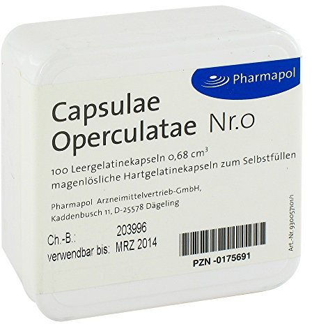 CAPSULAE Operculatae Kapseln Nr.0 0,68 100 St