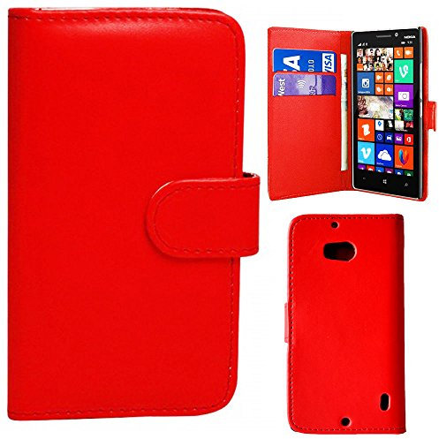 Vanilla Cloud Étui à rabat en cuir pour Samsung Galaxy S4 Mini Rouge
