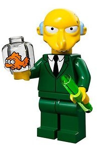 The Simpsons Lego Mini Figure Mr Burns