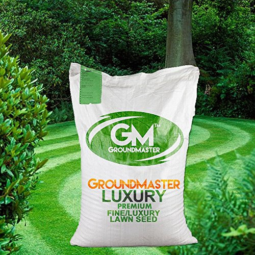 GroundMaster Fine Luxury Green Lawn Ornamental Style Grass Seed (10KG)