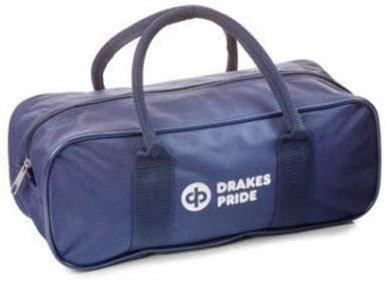 Drakes Pride CROWN GREEN/FLAT GREEN 2 BOWL & JACK ZIPPED BAG** (NAVY)
