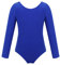 iEFiEL Kinder Mädchen Body Langarm Kurzarm Gymnastikanzug Trägerbody Ballettanzug Turnanzug Ballett Trikot Tanz Kleidung Dunkel Blau 152
