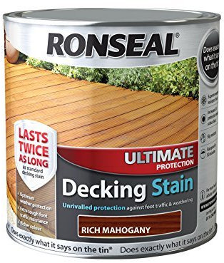Ronseal UDSRM25L 2.5 Litre Ultimate Protection Decking Stain - Mahogany by Ronseal