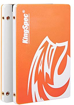 KingSpec SSD 2,5 Zoll, 128 GB, SATA3 (450 MB/s Lesegeschwindigkeit: 320 MB/s).