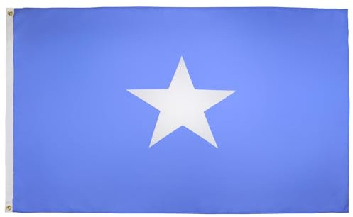 BANDIERA SOMALIA 150x90cm - GRAN BANDIERA SOMALA 90 x 150 cm Poliestere leggero - Bandiere - AZ FLAG
