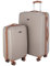 HAUPTSTADTKOFFER Wannsee - 2er Trolley-Set Rollkoffer Reisekoffer, TSA, S und L Koffer-Set, 77 cm, 132 L, Champagner