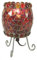 Näve 325201 Mosaik-Tischleuchte Höhe 17cm rot