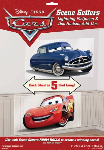 Disney Amscan McQueen und Hudson Szenen-Setter.