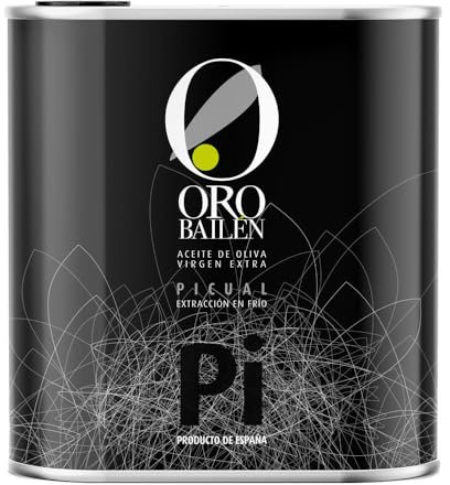 ORO BAILEN - Huile d'olive extra vierge (variété Picual) - Bidon Métallique 2,5 Litres