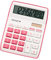 GENIE 840P Tischrechner, Dual Power, Solarund Batterie, Kompaktes Design, Pink