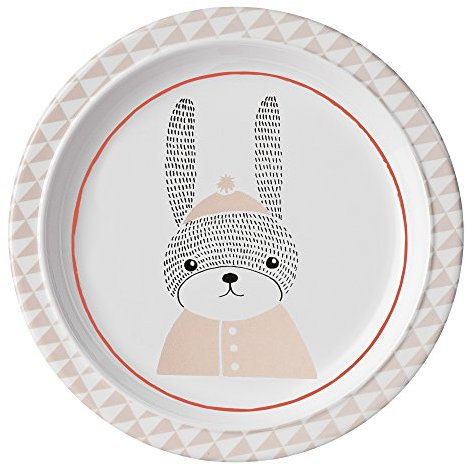 Bloomingville Mini Sophia Melamin-Teller Rabbit Kinderteller Ø 22 cm Hase