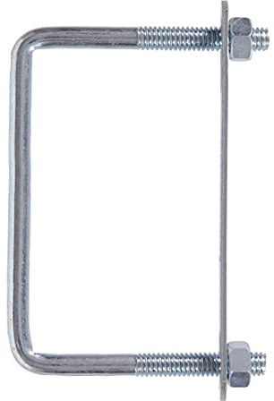 Hardware Essentials 320898 Boulon carré en U zinc 3/8-16 x 3 x 4 po