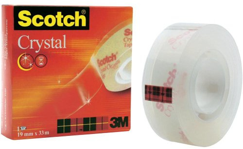 1 Rolle Scotch Crystal Clear Klebefilm 12, 00 mm x 10, 00 M
