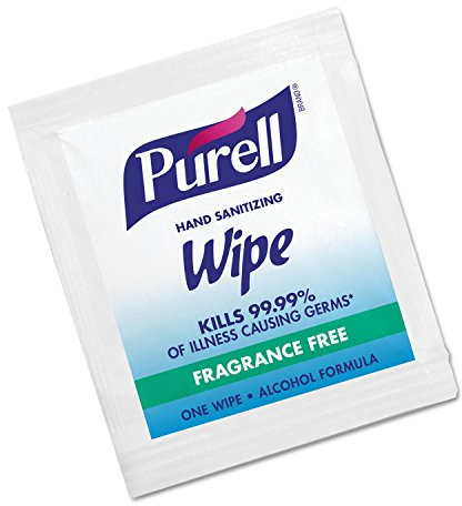 Premoistened Sanitizing Hand Wipes, Towelettes Individually Wrapped, 100/box