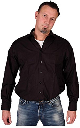 Marvelis Herren Businesshemd Langarm Comfort-Fit,Chambray,New Kent