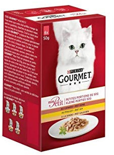 One Gourmet Mein kleines Nassfutter für Katzen, mit Geflügel, 50 g pro 6 Rationen (nicht kompatibel mit AMZ) 7613034453