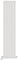 iBathUK Apex Tall Vertical Radiator, Single Flat Panel Radiators, 1800x306mm Slim Radiator, Wall Mounted for Bathroom,Kitchen,Living Room- White
