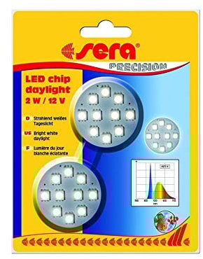 sera LED chip daylight - Tageslicht mit Betonung des blauen Spektrums (cool white).