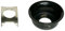 Northwest Guitars Telecaster Compatible Vintage Cup Style Jack Plate - Black