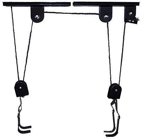 demiawaking Fahrrad Lift Deckenmontage Hoist Aufbewahrung Garage Kleiderbügel Riemenscheibe Rack