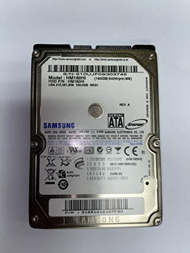 Samsung SpinPoint M5S HM160HI Disque dur interne 2.5 SATA-150 160 Go
