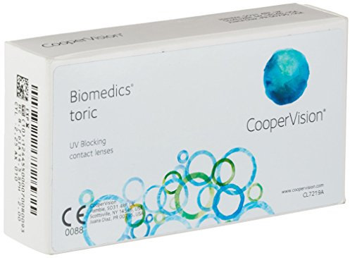 Biomedics Toric Monatslinsen weich, 6 Stück/BC 8.70 mm/DIA 14.50 CYL -2.25 / ACHSE 10 / -2.00 Dioptrien