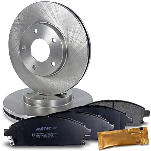BESTPRICE ATP Bremsenset Vorderachse inkl. Bremsscheiben Belüftet Ø 280 mm +