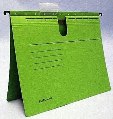 Esselte Leitz GmbH & Co. KG Premium Hängehefter LEI 1984-30-55 grün * Kaufm Heftung 5er Packung