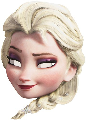 Générique Rubie's - MA1303 - Masque Frozen Elsa Reine des neiges - Carton Taille Unique 336645 Multicolore