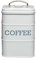 KitchenCraft Living Nostalgia Coffee Storage Canister, 11 x 17 cm - French Grey