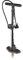 XLC Unisex – Erwachsene Luftpumpe und Standpumpe Beta PU-S02, Schwarz, Unisize