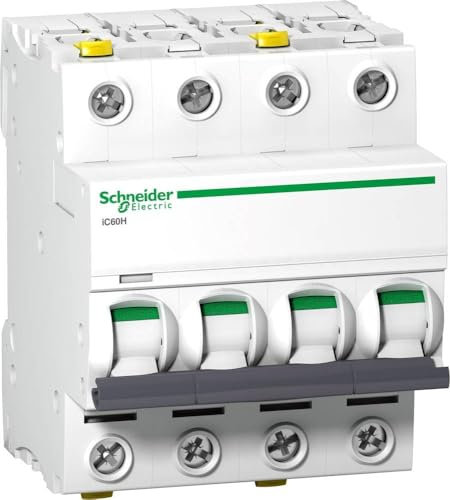 Schneider a9 F07450 interruttore magnetotermico ic60h, 4p, 50 a, C charakteristik