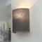 Licht-Erlebnisse Wandlampe Stoff in Grau Flur Wohnzimmer B:20 cm E27 max. 60 W halbrund Modern blendarme Up Down Wandleuchte Schlafzimmer ALICE